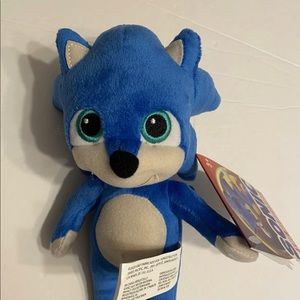 Sonic The Hedgehog Baby Sonic Plush 9”H